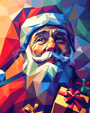 Load image into Gallery viewer, Diamond Painting - Polygon Santa