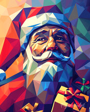 Load image into Gallery viewer, Diamond Painting - Polygon Santa