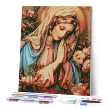 Load image into Gallery viewer, Diamond Painting - Blessed Virgin Mary canvas already framed