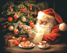 Load image into Gallery viewer, Diamond Painting - Jolly Santa&#39;s Evening