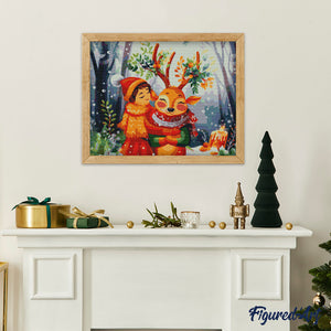 Diamond Painting - Christmas Woodland Friends