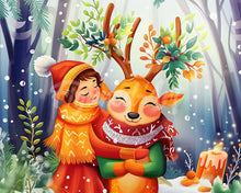 Load image into Gallery viewer, Diamond Painting - Christmas Woodland Friends