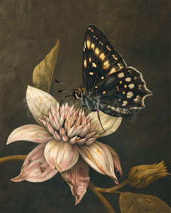 Diamond Painting - Mormon Butterfly and Flower