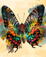 Load image into Gallery viewer, Diamond Painting - Sunset Moth Butterfly