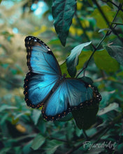 Load image into Gallery viewer, Diamond Painting - Blue Morpho Butterfly