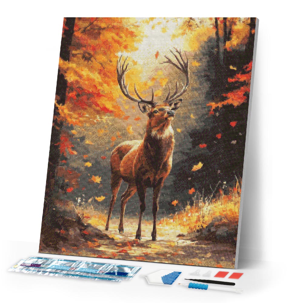 Diamond Painting - Majestic Stag in Fall