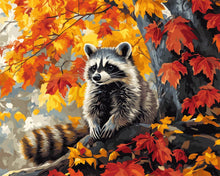 Load image into Gallery viewer, Diamond Painting - Fall Raccoon