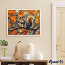 Load image into Gallery viewer, Diamond Painting - Fall Squirrel