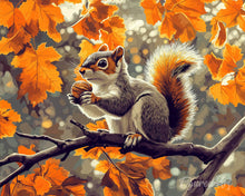 Load image into Gallery viewer, Diamond Painting - Fall Squirrel