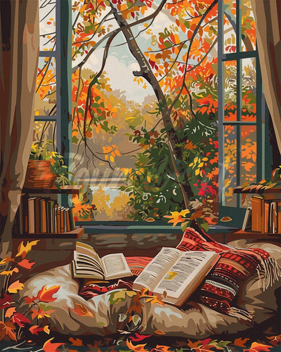 Diamond Painting - Cozy Fall Reading