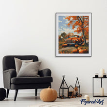 Load image into Gallery viewer, Diamond Painting - Vintage Truck in Fall