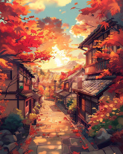 Diamond Painting - Fall Street in Kyoto