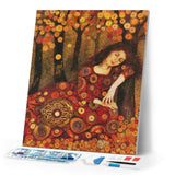 Diamond Painting - Klimt-Inspired Fall Lady