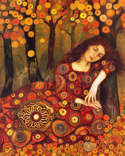 Load image into Gallery viewer, Diamond Painting - Klimt-Inspired Fall Lady