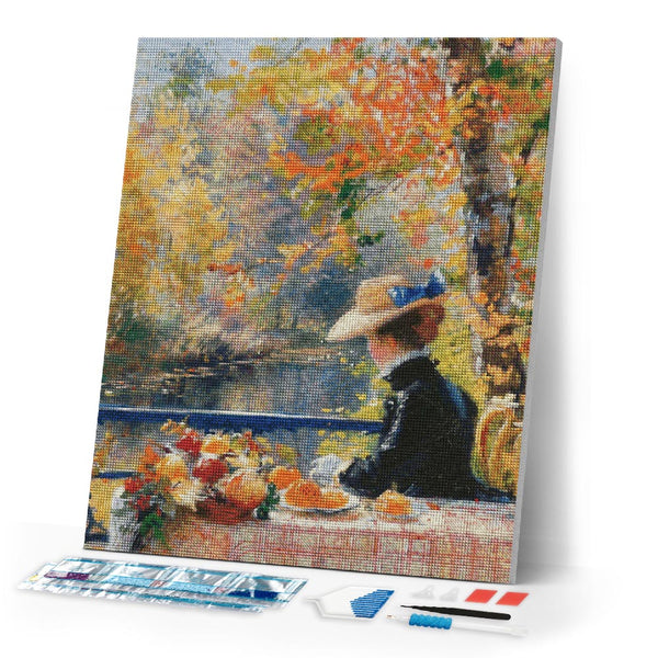 Diamond Painting - Renoir-Inspired Fall Lady