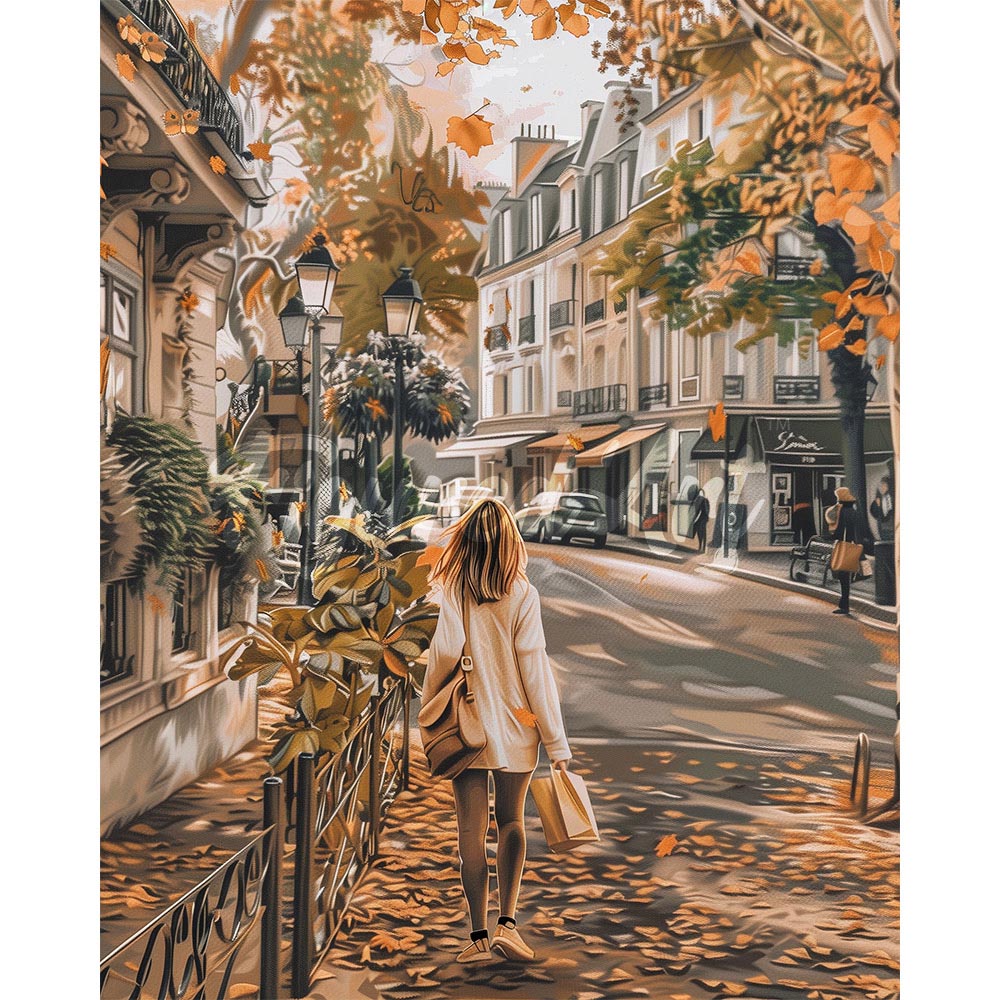 Diamond Painting - Fall Day in the City
