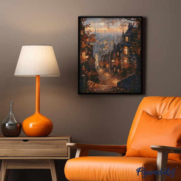 Diamond Painting - Old Town Fall Street