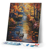 Diamond Painting - Golden Pond in Fall