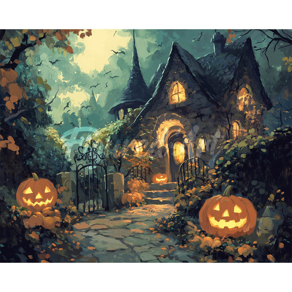 Diamond Painting - The Spooky House