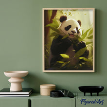 Load image into Gallery viewer, Diamond Painting - Panda Munching