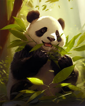 Load image into Gallery viewer, Diamond Painting - Panda Munching