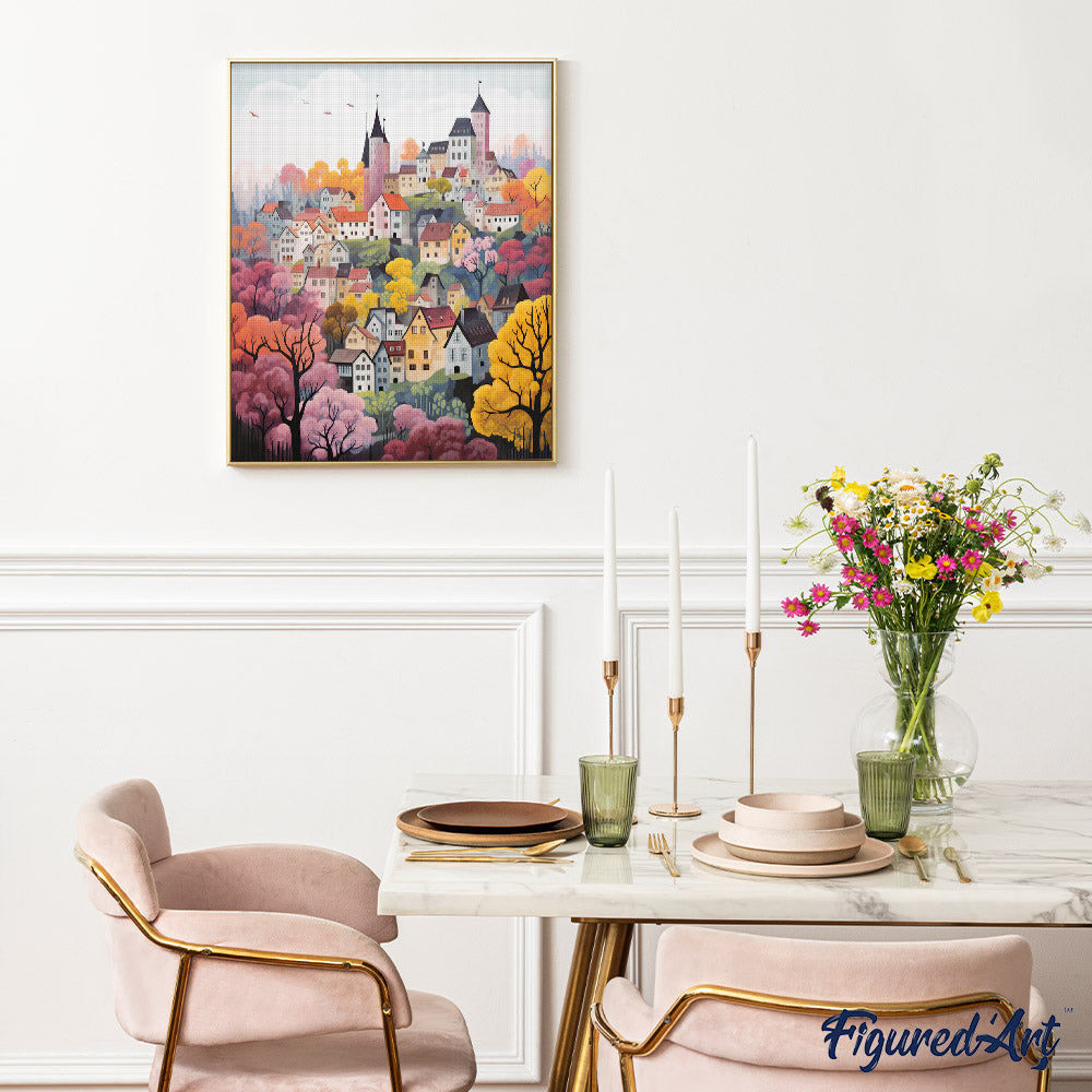 Diamond Painting - Violet Enchanted Village