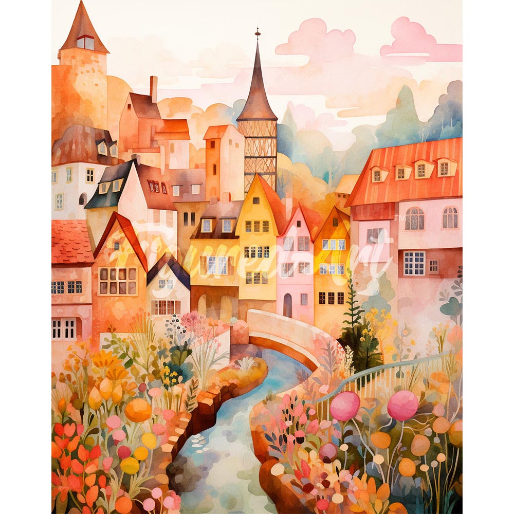 Diamond Painting - Amber Enchanted Village