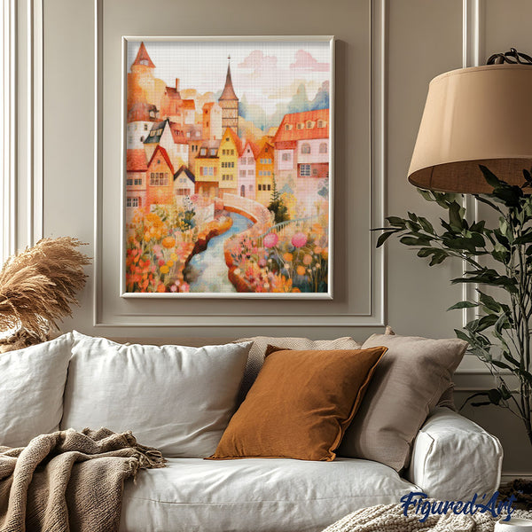 Diamond Painting - Amber Enchanted Village