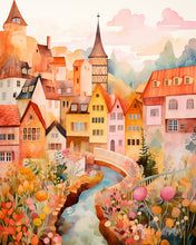 Load image into Gallery viewer, Diamond Painting - Amber Enchanted Village