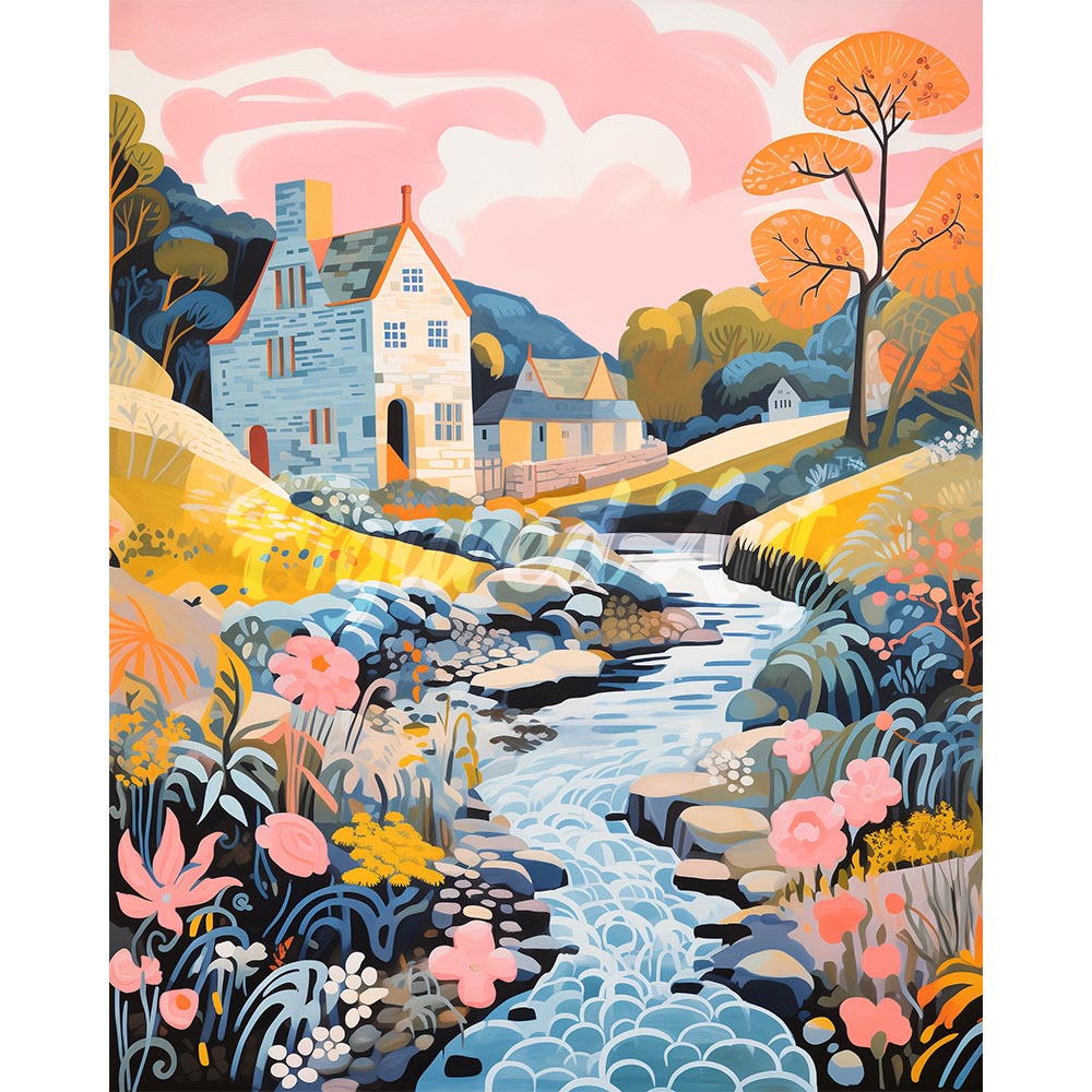 Diamond Painting - Brookside Villa