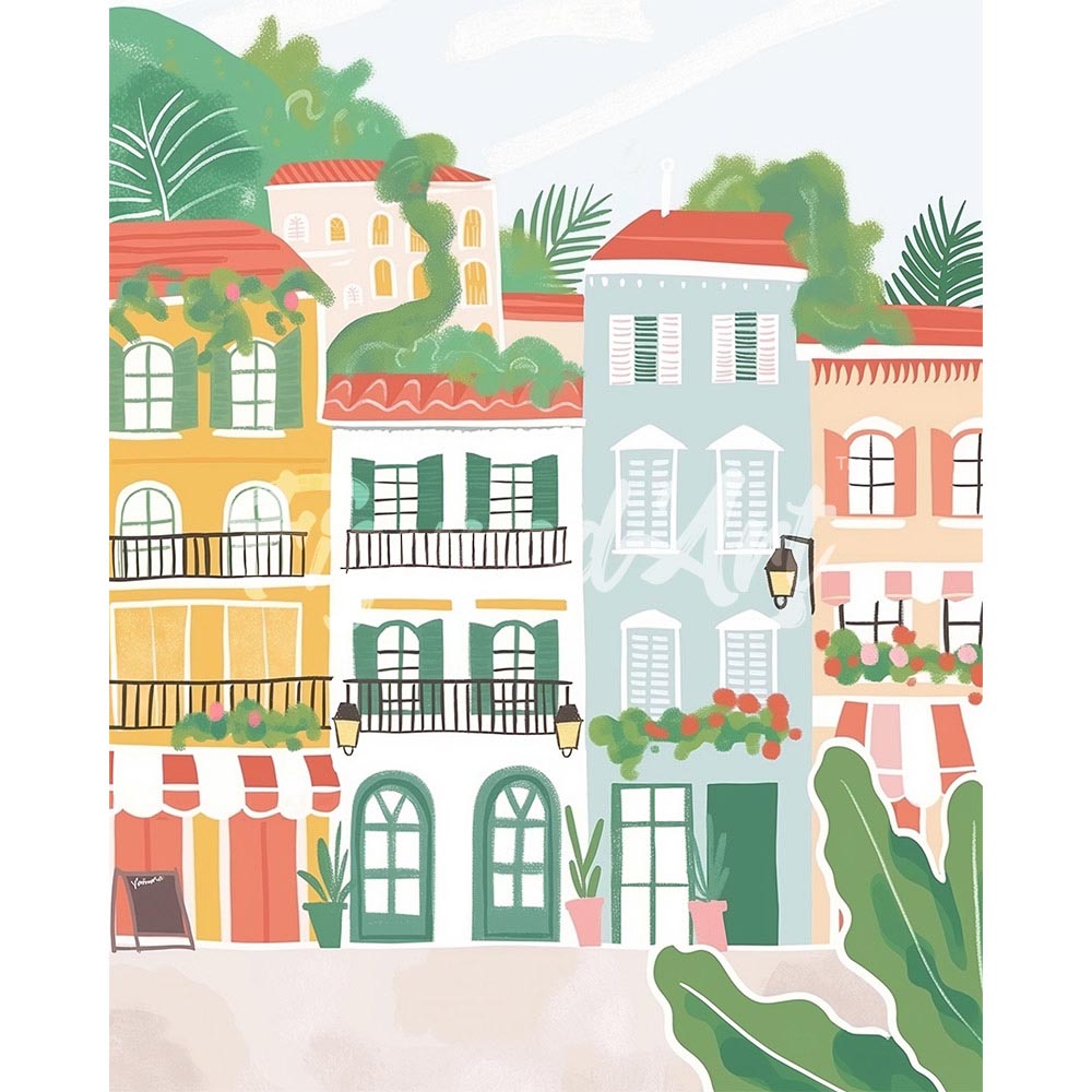 Diamond Painting - Pastel Facades