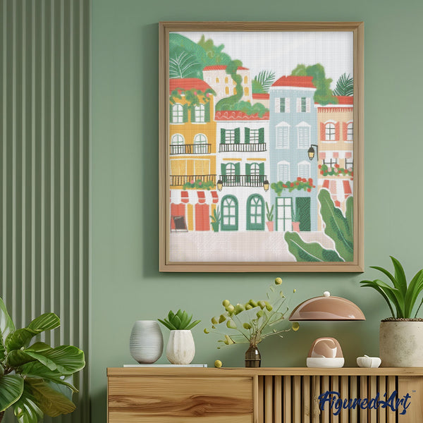 Diamond Painting - Pastel Facades
