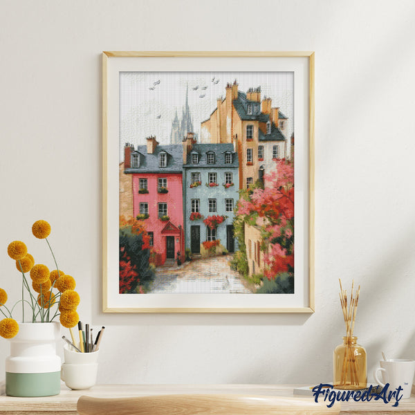 Diamond Painting - Colorful Old Town