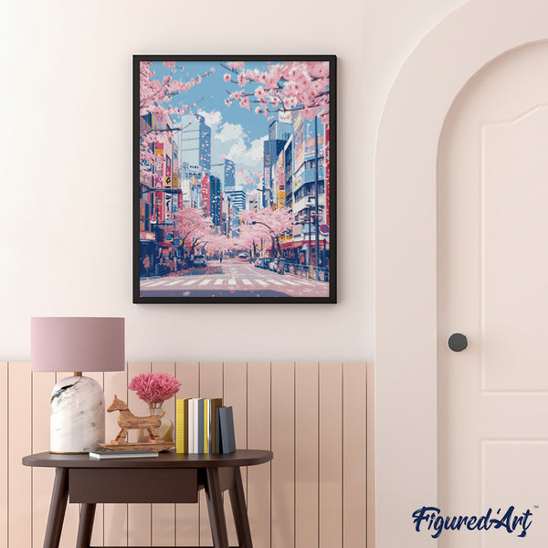 Diamond Painting - Tokyo Cherry Blossoms