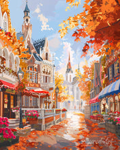 Load image into Gallery viewer, Diamond Painting - Old Town Golden Season