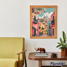 Load image into Gallery viewer, Diamond Painting - Vivid Mediterranean Alley