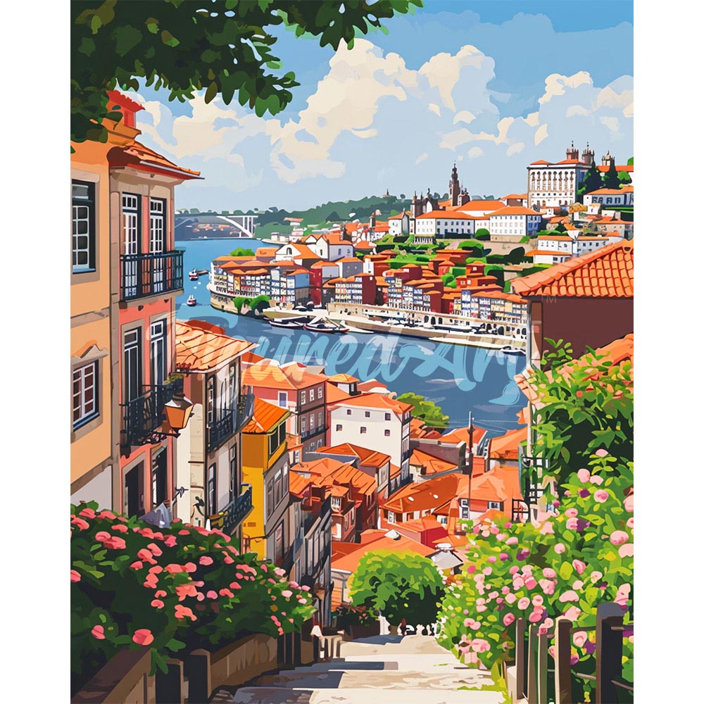 Diamond Painting - Porto River View