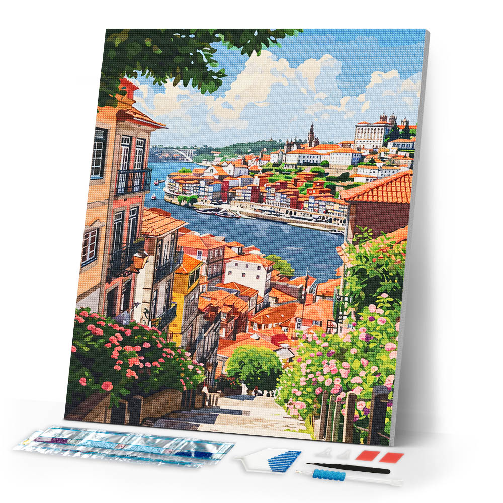 Diamond Painting - Porto River View