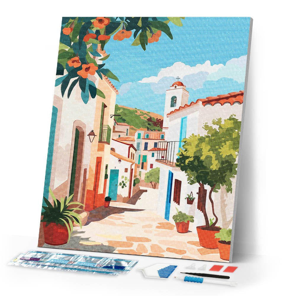 Diamond Painting - Mediterranean Alley