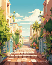 Load image into Gallery viewer, Diamond Painting - Coastal Staircase
