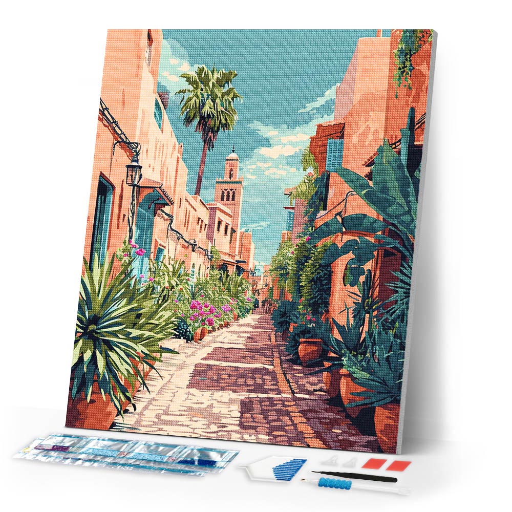 Diamond Painting - Moroccan Alleyway