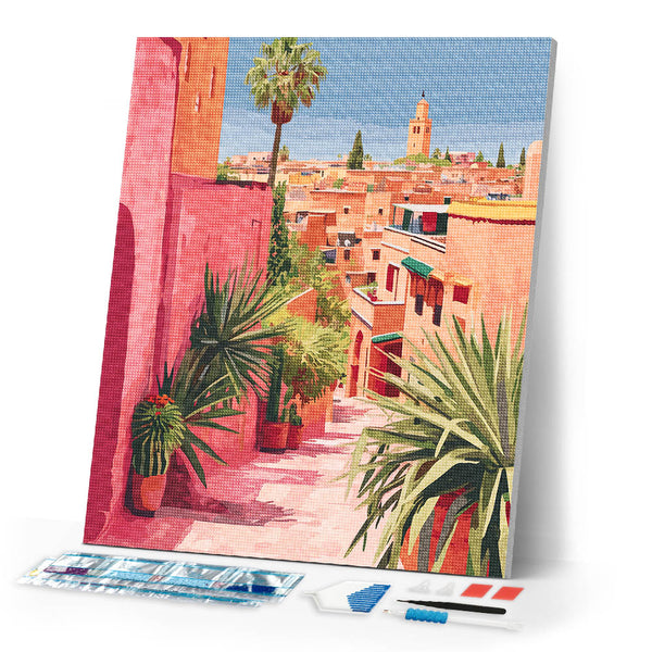 Diamond Painting - Moroccan City View