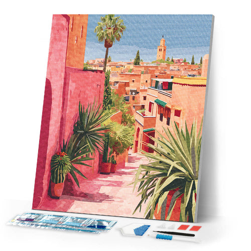 Diamond Painting - Moroccan City View