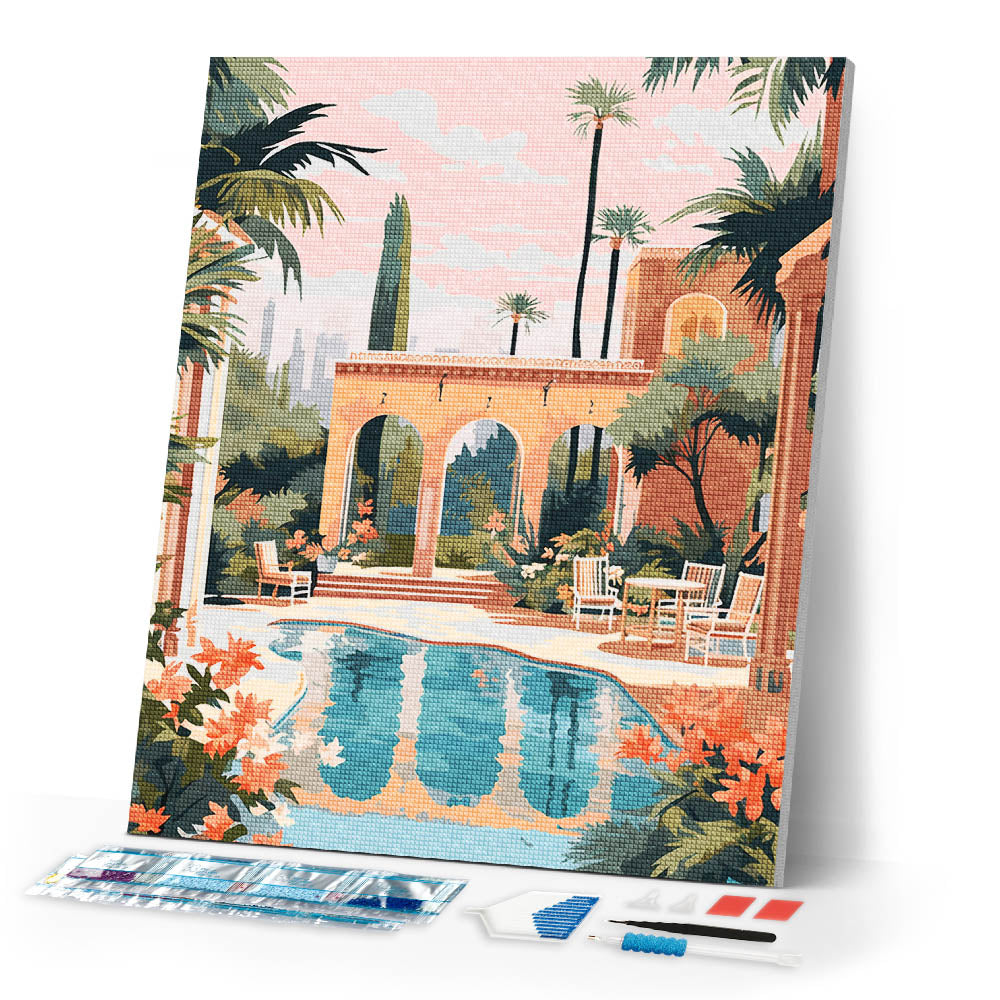 Diamond Painting - Luxury Marrakech Villa