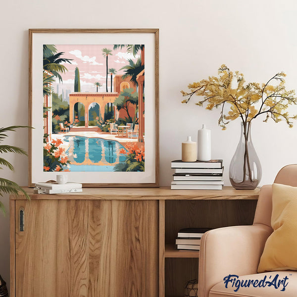 Diamond Painting - Luxury Marrakech Villa
