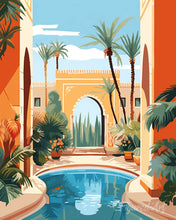 Load image into Gallery viewer, Diamond Painting - Luxury Moroccan Villa