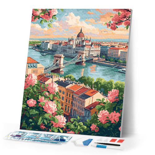 Diamond Painting - Budapest in Bloom