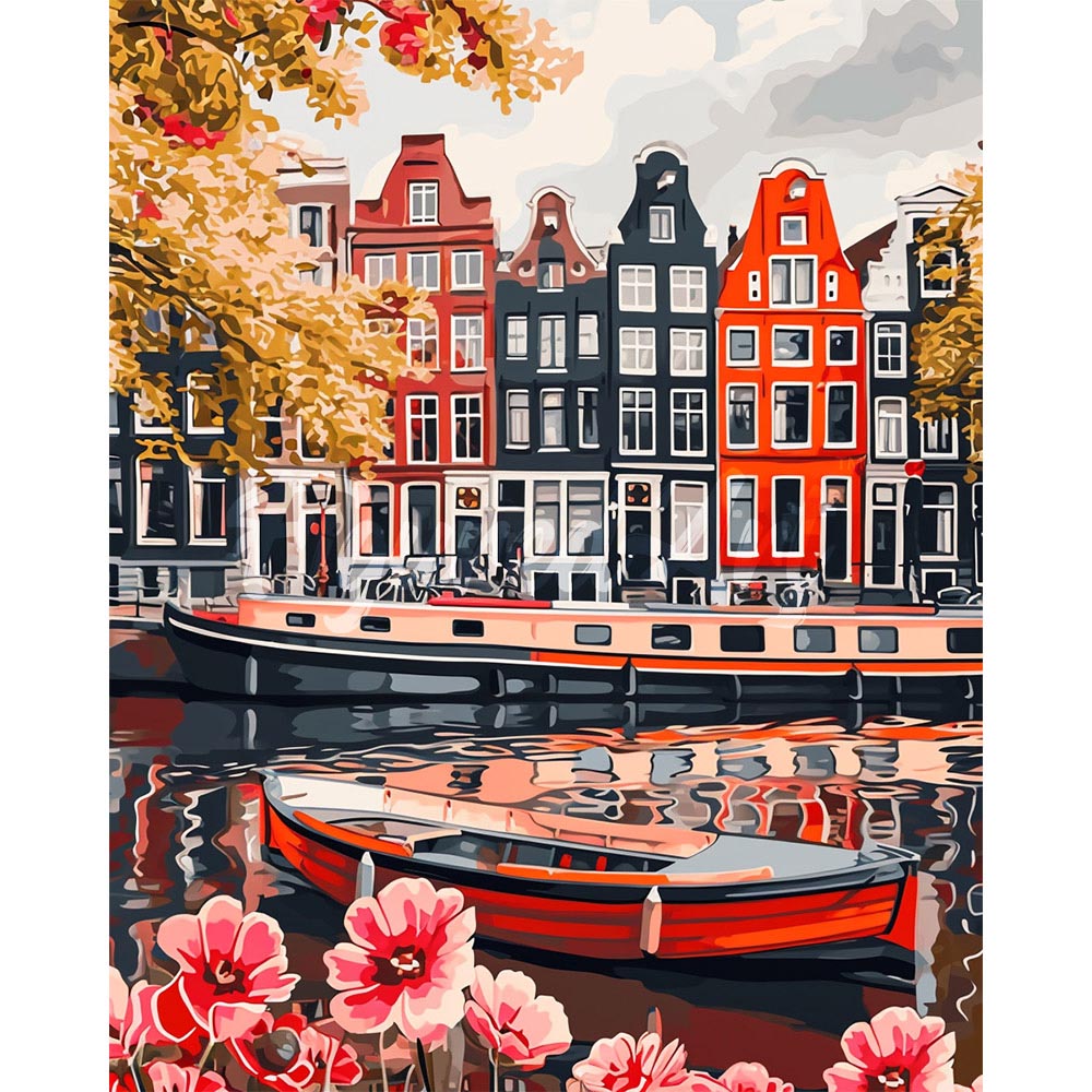 Diamond Painting - Amsterdam Waterfront