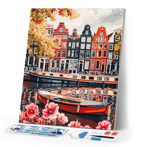 Diamond Painting - Amsterdam Waterfront