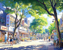 Load image into Gallery viewer, Diamond Painting - Local Market Street in Japan